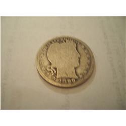 1899-O Silver Barber Quarter
