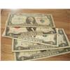 Image 1 : Four $2 Notes and One $1 Silver Certificate