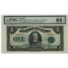 Image 1 : 1923 $1 DC-25j #C3363070, PMG CH UNC64EPQ.