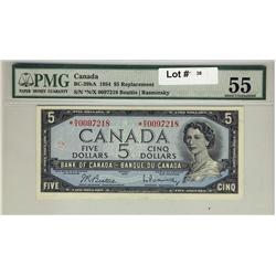 1954 $5 mod.repl. BC-39bA *N/X 0097218 PMG 55