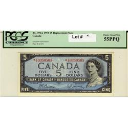 1954 $5 mod.repl. BC-39bA *V/S 0350505 PCGS 55 PPQ