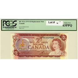 1974 $2 repl  BC47aA *BJ 6329358 PCGS 63 PPQ