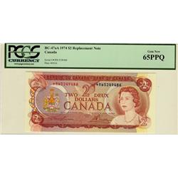 1974 $2 repl  BC47aA *RW 5249486 PCGS 65 PPQ