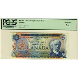 1972 $5 repl  BC48aA *CD 3061866 PCGS 50