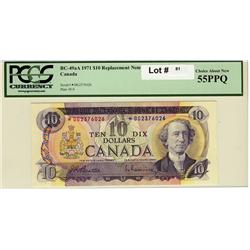1971 $10 repl  BC49aA *DG 2376026 PCGS 55 PPQ