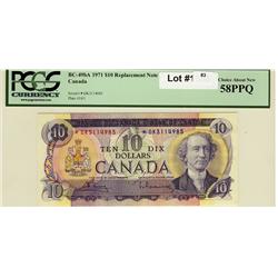 1971 $10 repl  BC49bA *DK 3114985 PCGS 58 PPQ