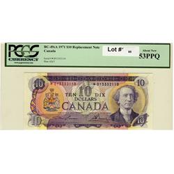 1971 $10 repl  BC49cA *DY 3332110 PCGS 53 PPQ