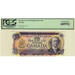 1971 $10 repl  BC49cA *VL 2281226 PCGS 40 PPQ