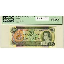 1969 $20 repl  BC50aA *WL 3162450 PCGS 64 PPQ