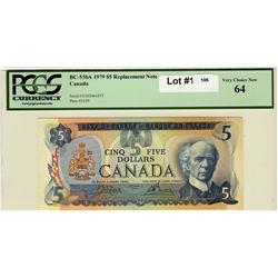 1979 $5 repl  ser. 31 BC53bA 31003666873 PCGS 64
