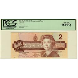 1986 $2 repl   BC-55aA ARX 1119379 PCGS 65 PPQ