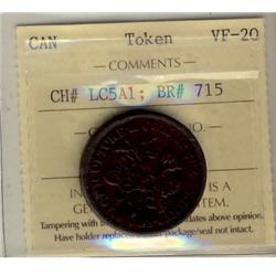Token, BR:715 LC5A1 ICCS VF20.