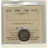 Image 1 : NFLD 1888 10¢ ICCS F15