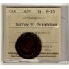 Image 1 : 1859 N9 1¢ ICCS F15 Scratches