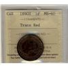 Image 1 : 1890H 1¢ ICCS MS60 Trace Red