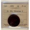 Image 1 : 1891 SL SD Obv 2 1¢ ICCS F12