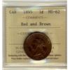 Image 1 : 1895 1¢ ICCS MS62 RB