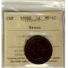 Image 1 : 1898H 1¢ ICCS MS60 BR