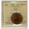 Image 1 : 1902 1¢ ICCS MS64 Red