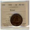 Image 1 : 1904 1¢ ICCS MS60 BR
