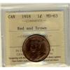Image 1 : 1918 1¢ ICCS MS63 RB