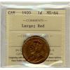 Image 1 : 1920 Large 1¢ ICCS MS64 Red