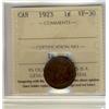 Image 1 : 1923 1¢ ICCS VF30