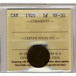 1925 1¢ ICCS VF30