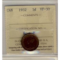 1932 1¢ ICCS VF30