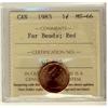 Image 1 : 1983 1¢ Far Beads ICCS MS66RD.