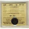 Image 1 : 1893 5¢ ICCS VF20