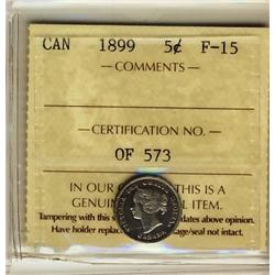 1899 5¢  ICCS F15