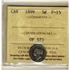 Image 1 : 1899 5¢  ICCS F15