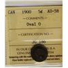 Image 1 : 1900 5¢ Oval O ICCS AU58