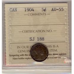 1904 5¢ ICCS AU55