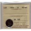 Image 1 : 1905 5¢ ICCS MS60