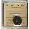 Image 1 : 1927 5¢ ICCS MS63.