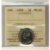 Image 1 : 1928 5¢ ICCS MS60.