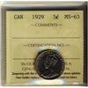 Image 1 : 1929 5¢ ICCS MS63.