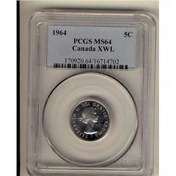 1964 5¢ EWL PCGS MS64