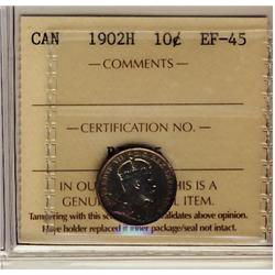 1902H 10¢ ICCS EF45