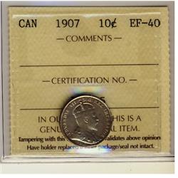 1907 10¢ ICCS EF40