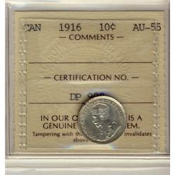 1916 10¢ ICCS AU55