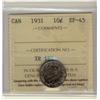 Image 1 : 1931 10¢ ICCS EF45