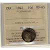 Image 1 : 1942 10¢ ICCS MS63