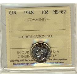 1948 10¢ ICCS MS62