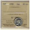 Image 1 : 1958 10¢ ICCS MS65