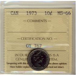 1973 10¢ ICCS MS66.