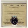 Image 1 : 1992 10¢ ICCS MS66.