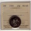 Image 1 : 1900 25¢ ICCS VG10